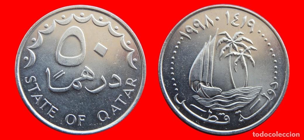 Monedas antiguas de Asia: 50 DIRHAMS 1998 QATAR-143991