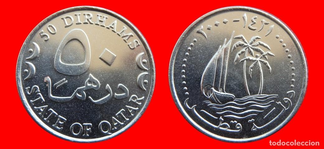 Monedas antiguas de Asia: 50 DIRHAMS 2000 QATAR-143992