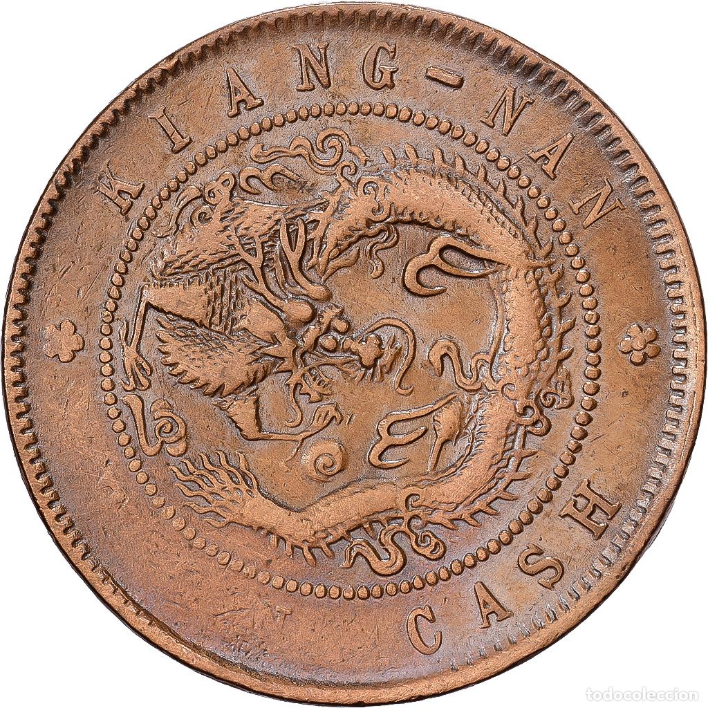 Monedas antiguas de Asia: [#1513145] China, KIANGNAN, Kuang-hs, 10 Cash, 1903, Cobre, BC+, KM:135.4