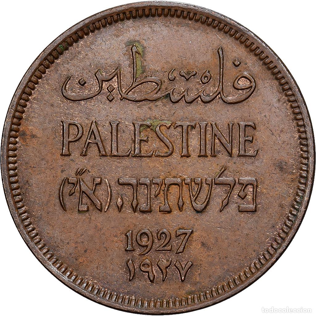 Monedas antiguas de Asia: [#1530109] Palestina, Mil, 1927, Bronce, MBC, KM:1