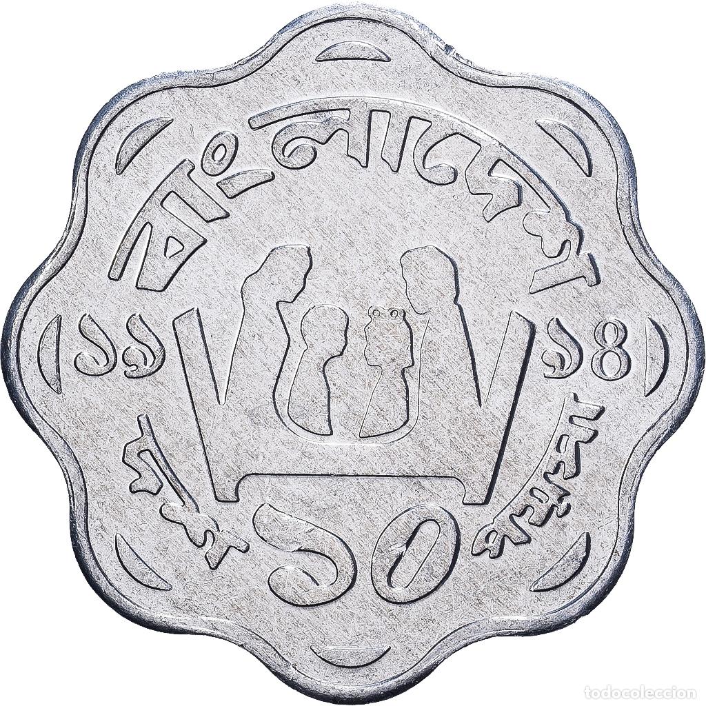 Monedas antiguas de Asia: [#1513179] Bangladesh, 10 Poisha, 1994, Aluminio, SC, KM:11.2