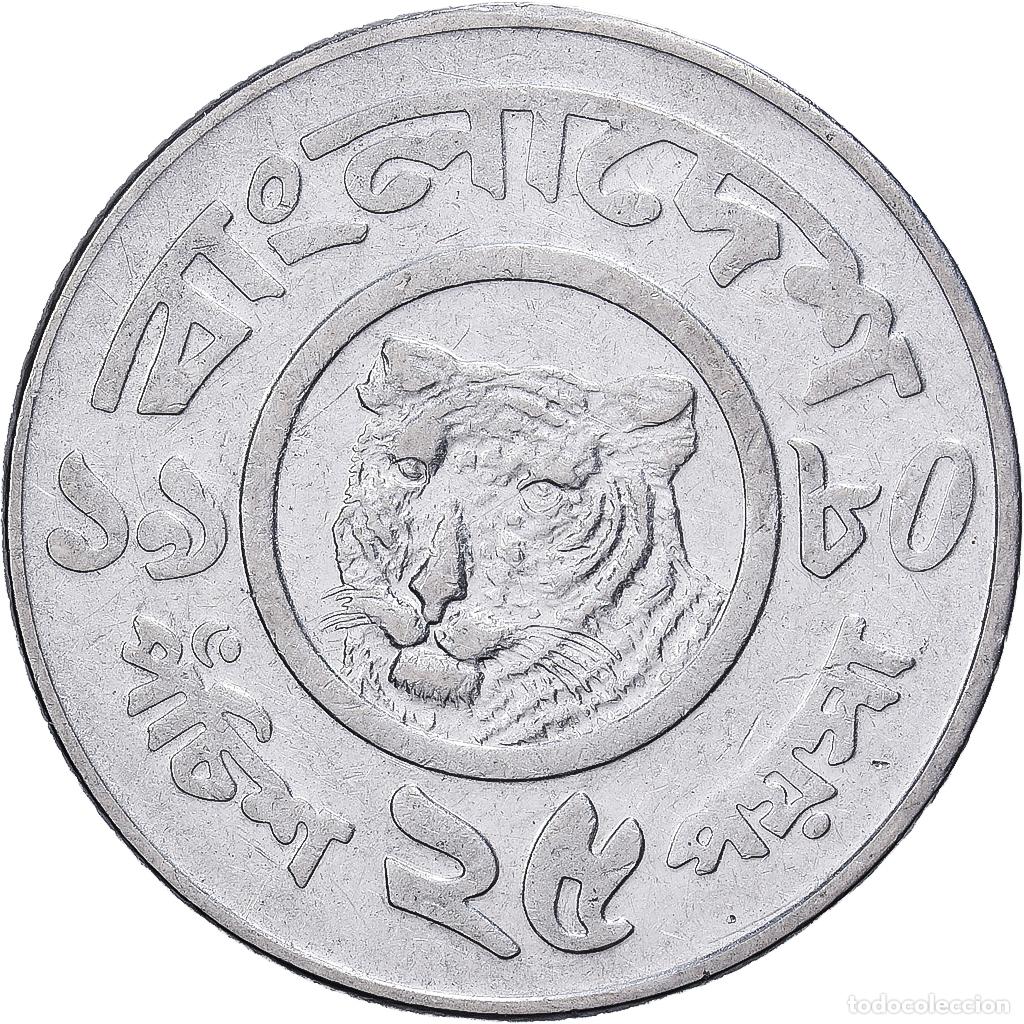 Monedas antiguas de Asia: [#1513180] Bangladesh, 25 Poisha, 1980, Monnaie royale canadienne d'Ottawa, Acero, SC
