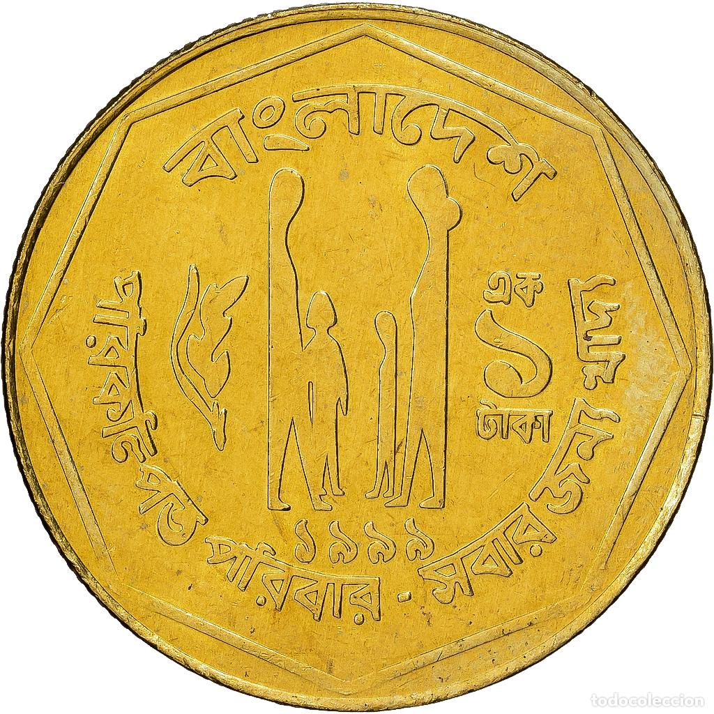 Monedas antiguas de Asia: [#1513184] Bangladesh, 1 Taka, 1999, laiton, SC, KM:9b
