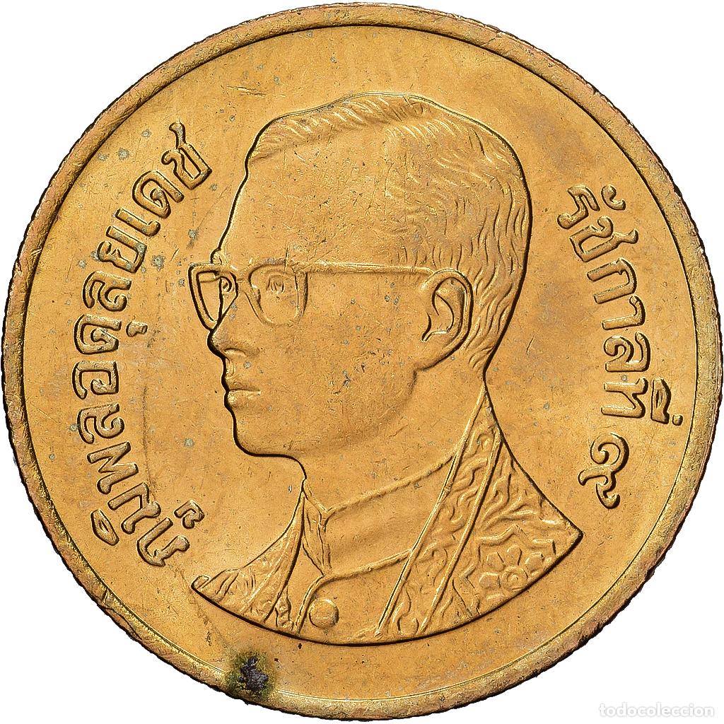 Monedas antiguas de Asia: [#1513186] Tailandia, Rama IX, 50 Satang = 1/2 Baht, 2001, Aluminio - bronce, SC, KM:203
