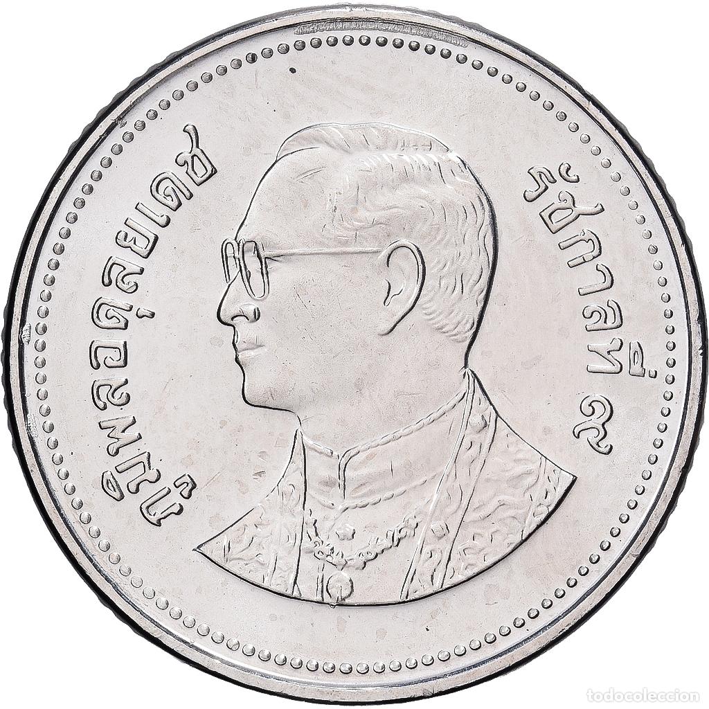Monedas antiguas de Asia: [#1513188] Tailandia, Rama IX, 2 Baht, 2006, N&iacute;quel chapado en acero, SC, KM:444