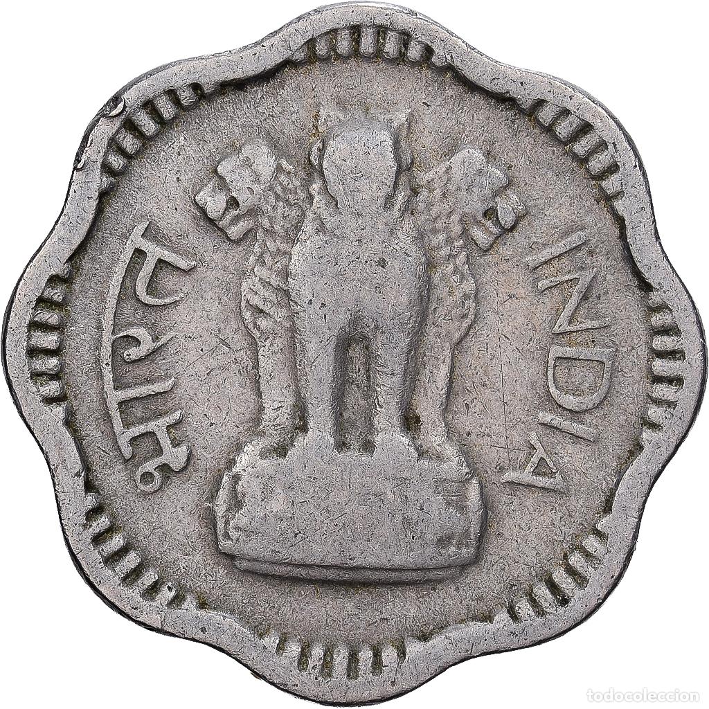 Monedas antiguas de Asia: [#1513236] India, 10 Paise, 1962, Cobre - n&iacute;quel, BC+, KM:25