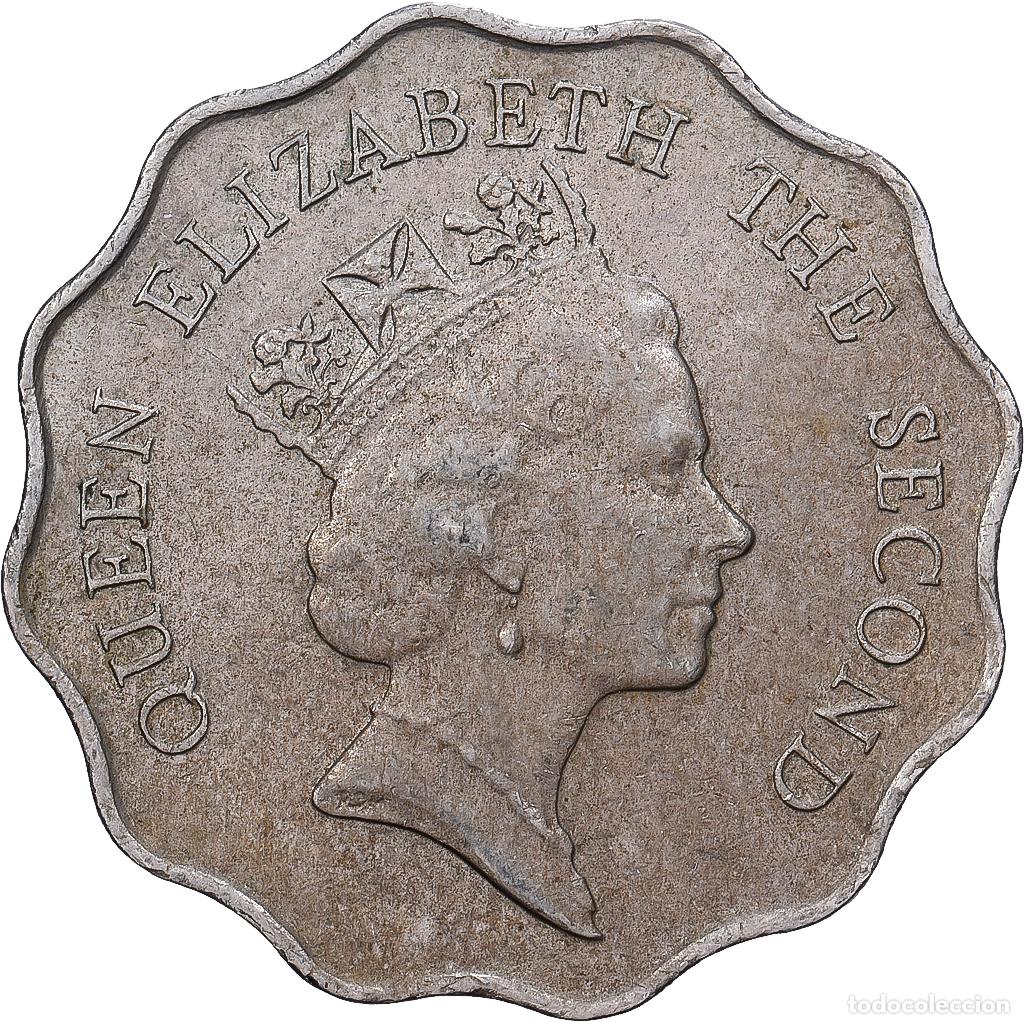 Monedas antiguas de Asia: [#1513294] Moneda, Hong Kong, Elizabeth II, 2 Dollars, 1989, MBC, Cobre - n&iacute;quel, KM:60