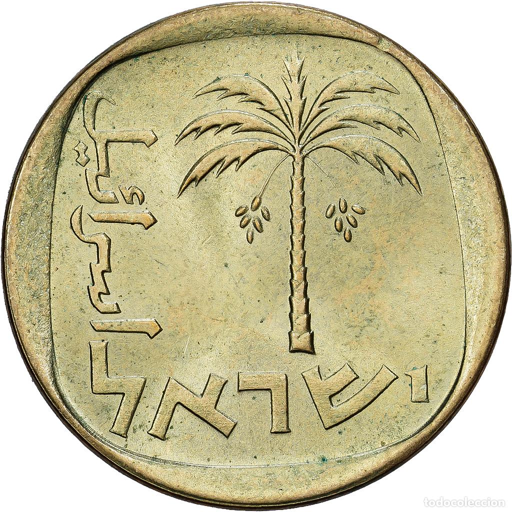 Monedas antiguas de Asia: [#1513316] Israel, 10 Agorot, 1974, Aluminio - bronce, MBC, KM:26