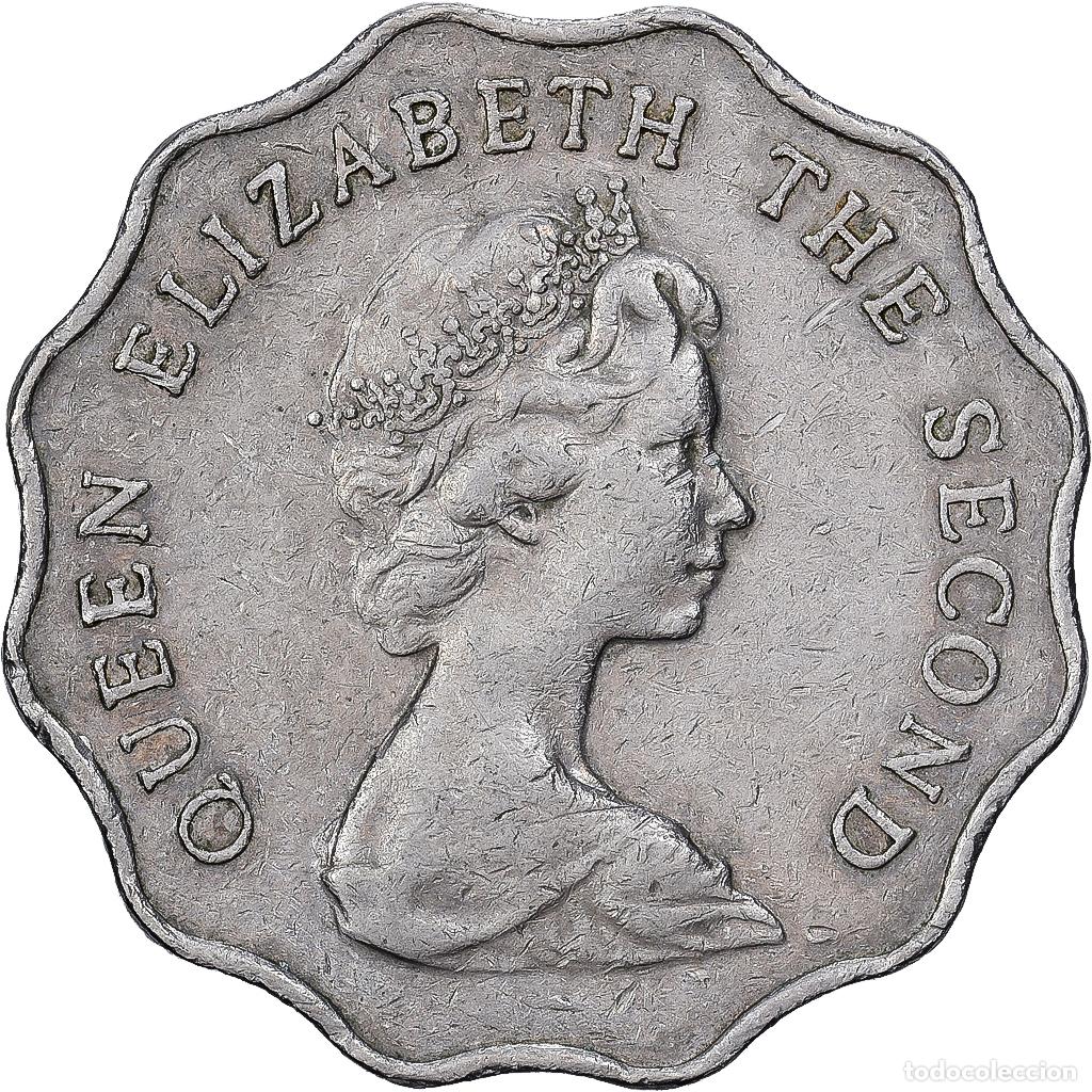 Monedas antiguas de Asia: [#1513318] Hong Kong, Elizabeth II, 2 Dollars, 1975, Cobre - n&iacute;quel, MBC, KM:37