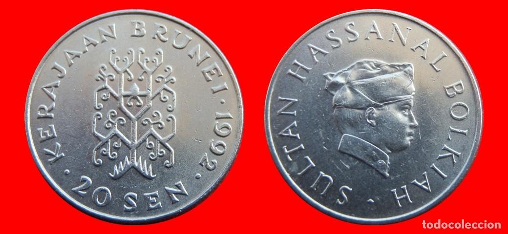 Monedas antiguas de Asia: 20 SEN 1992 BRUNEI-144024