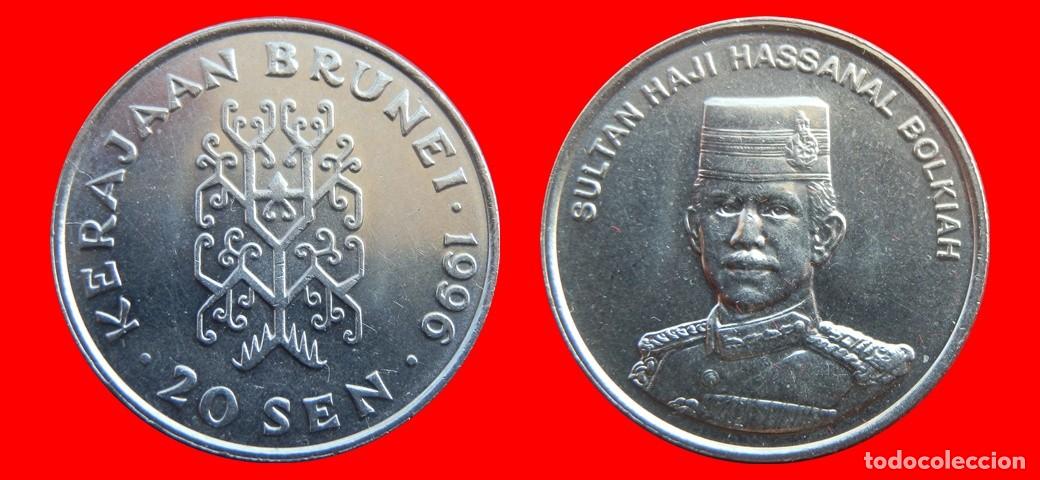 Monedas antiguas de Asia: 20 SEN 1996 BRUNEI-144025