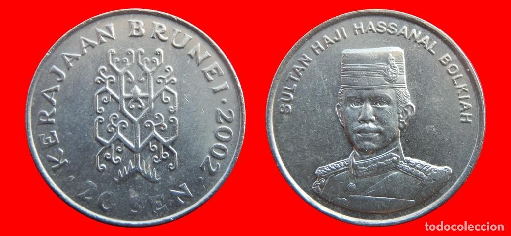 Monedas antiguas de Asia: 20 SEN 2002 BRUNEI-144026