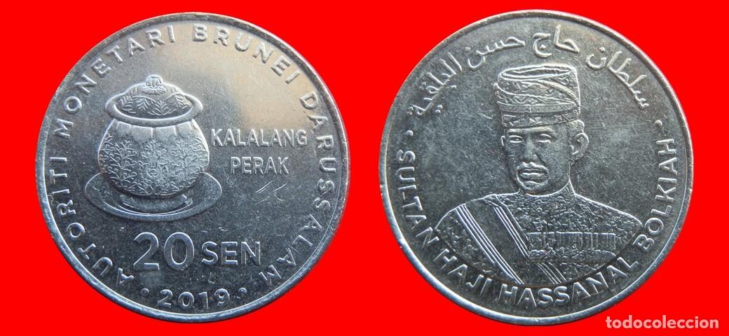 Monedas antiguas de Asia: 20 SEN 2019 BRUNEI-144028