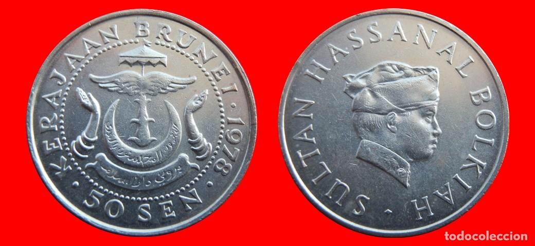 Monedas antiguas de Asia: 50 SEN 1978 BRUNEI-144031