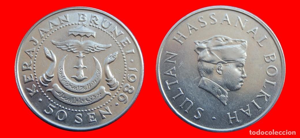 Monedas antiguas de Asia: 50 SEN 1986 BRUNEI-144034