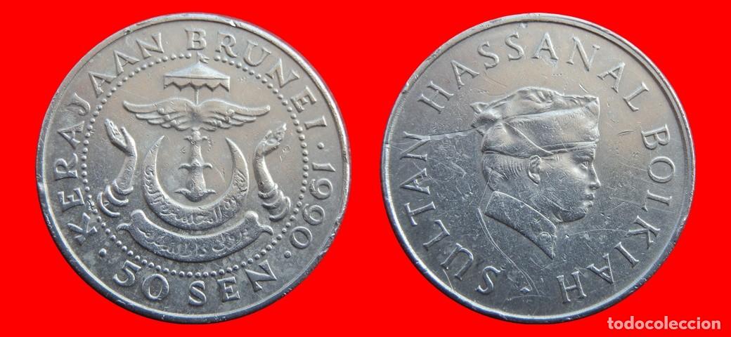 Monedas antiguas de Asia: 50 SEN 1990 BRUNEI-144035