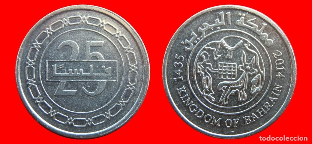 Monedas antiguas de Asia: 25 FILS 2014 BAREIN BHAREIN BHARAIN-144050