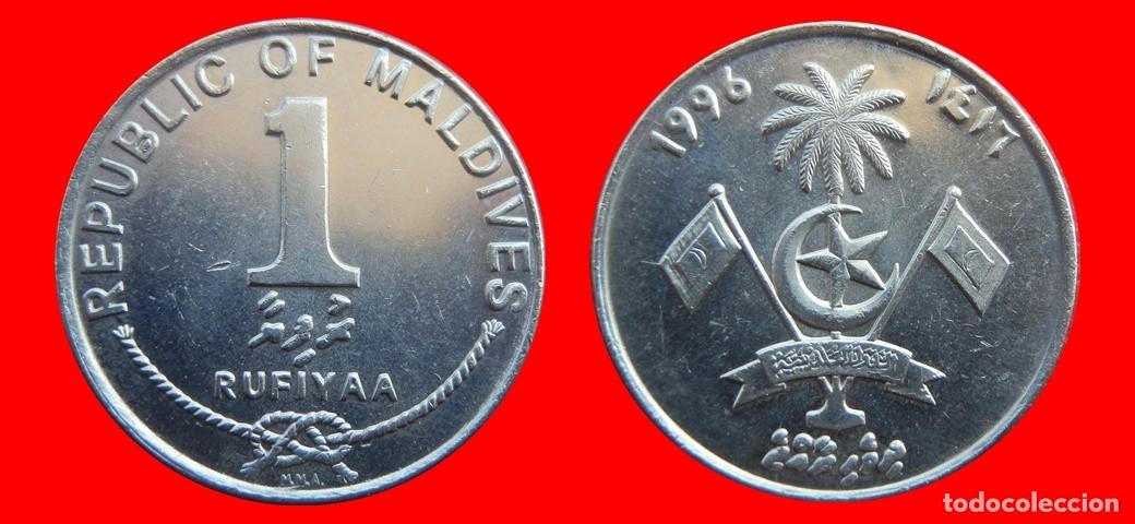 Monedas antiguas de Asia: 1 RUFIYAA 1996 ISLAS MALDIVAS-144068
