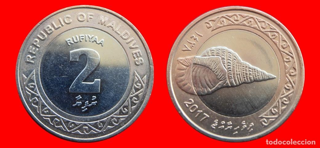 Monedas antiguas de Asia: 2 RUFIYAA 2017 ISLAS MALDIVAS-144071