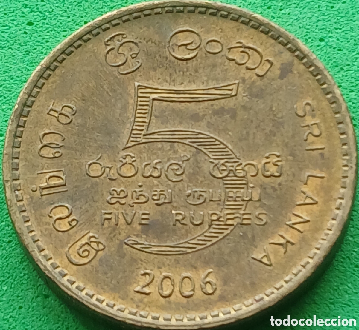 Monedas antiguas de Asia: Sri Lanka 5 rupias 2006 km#148a