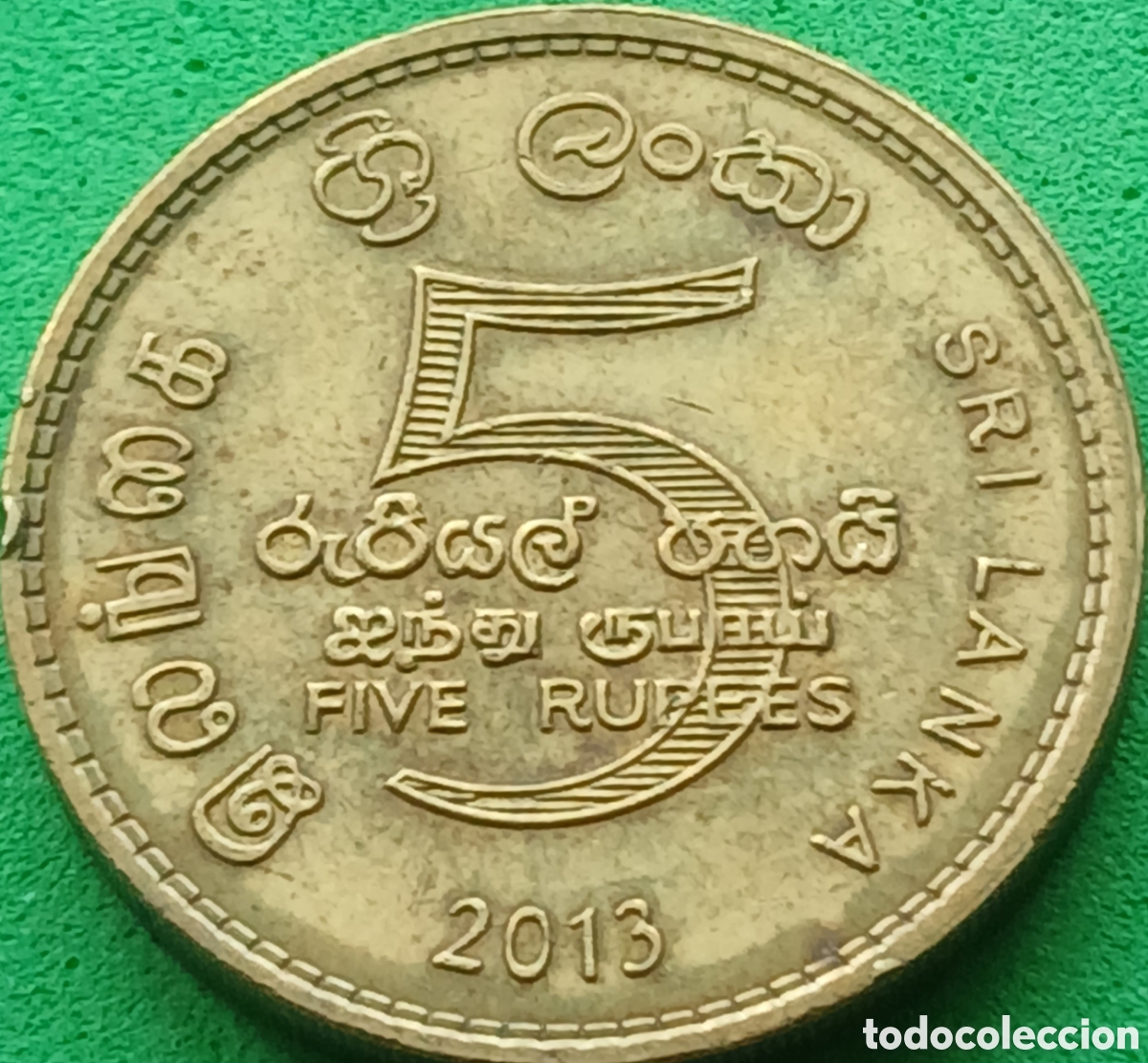 Monedas antiguas de Asia: Sri Lanka 5 rupias 2013 km#148a