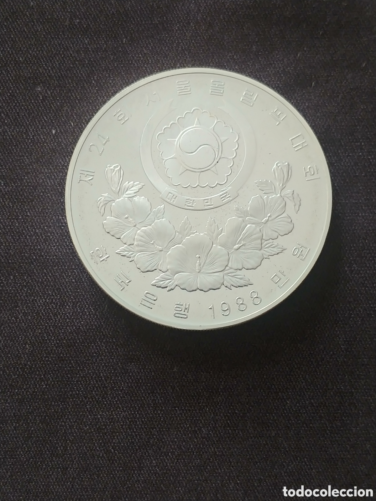 Monedas antiguas de Asia: Corea del Sur, 10000 Won 1988, Ag .925 mls., 1 Oz., Proof