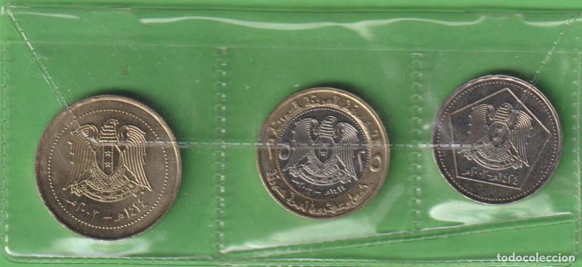 Monedas antiguas de Asia: MONEDAS EXTRANJERAS - SYRIA - 3 VALORES 5-10 Y 25 POUNDS - 2003 - KM-129-30-31 (SC)