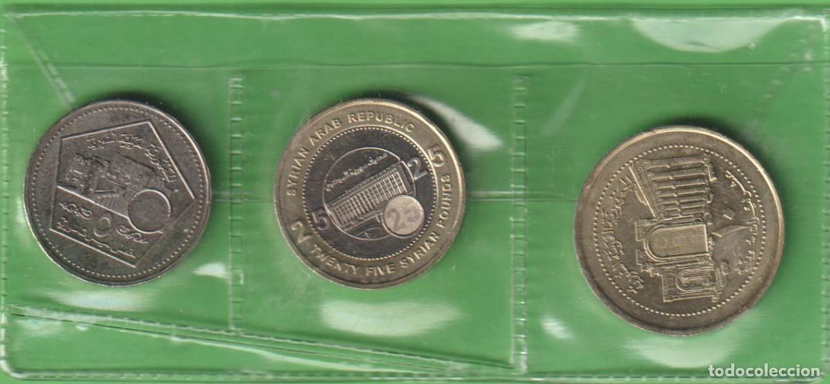 Monedas antiguas de Asia: MONEDAS EXTRANJERAS - SYRIA - 3 VALORES 5-10 Y 25 POUNDS - 2003 - KM-129-30-31 (SC)