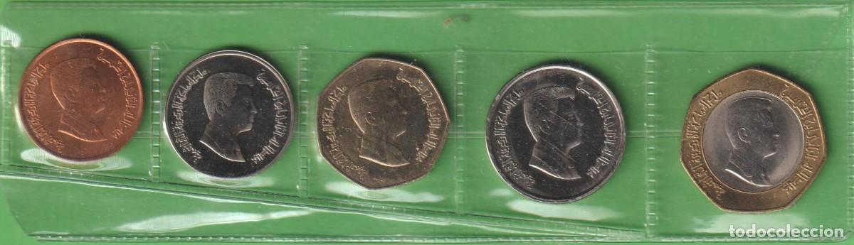 Monedas antiguas de Asia: MONEDAS EXTRANJERAS - JORDANIA - 1-5-10 piastras 1/4-1/2 dinar - 2000-04-06 - KM-73-4-8-9-83