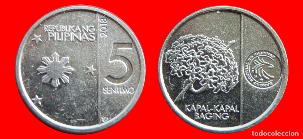 Monedas antiguas de Asia: 5 SENTIMO 2018 FILIPINAS-144112