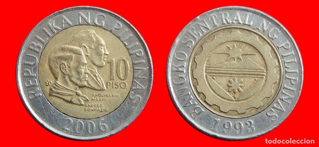Monedas antiguas de Asia: 10 PISO 2006 FILIPINAS-144123