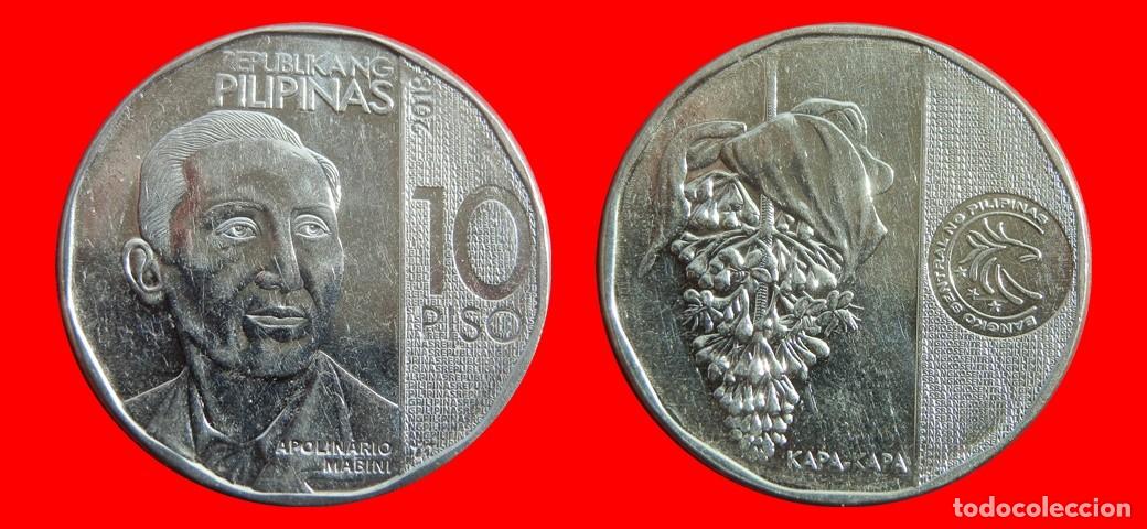 Monedas antiguas de Asia: 10 PISO 2018 FILIPINAS-144124