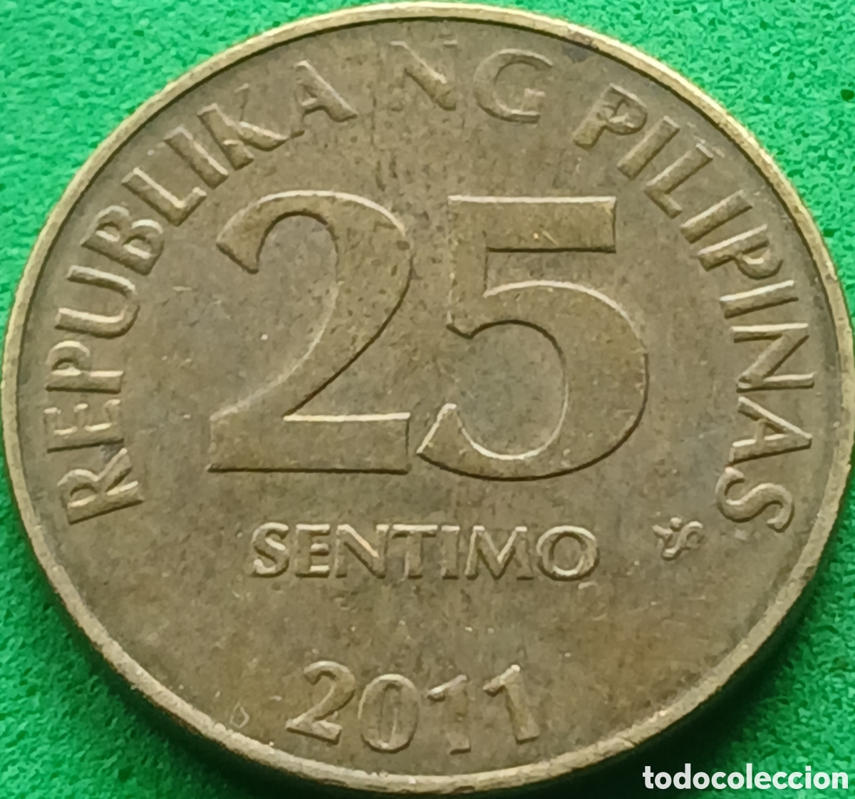 Monedas antiguas de Asia: Filipinas 25 c&eacute;ntimos 2011 km#271a