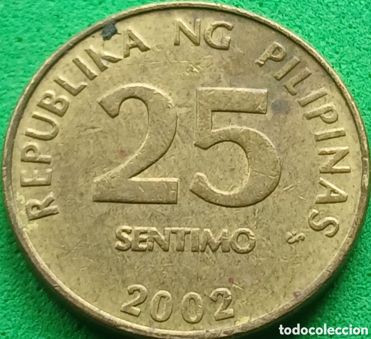 Monedas antiguas de Asia: Filipinas 25 c&eacute;ntimos 2002 km#271