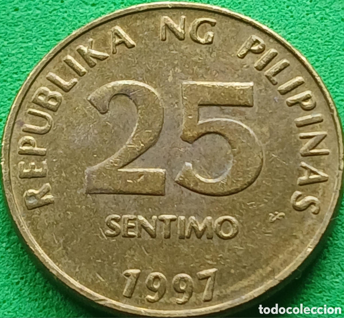 Monedas antiguas de Asia: Filipinas 25 c&eacute;ntimos 1997 km#271