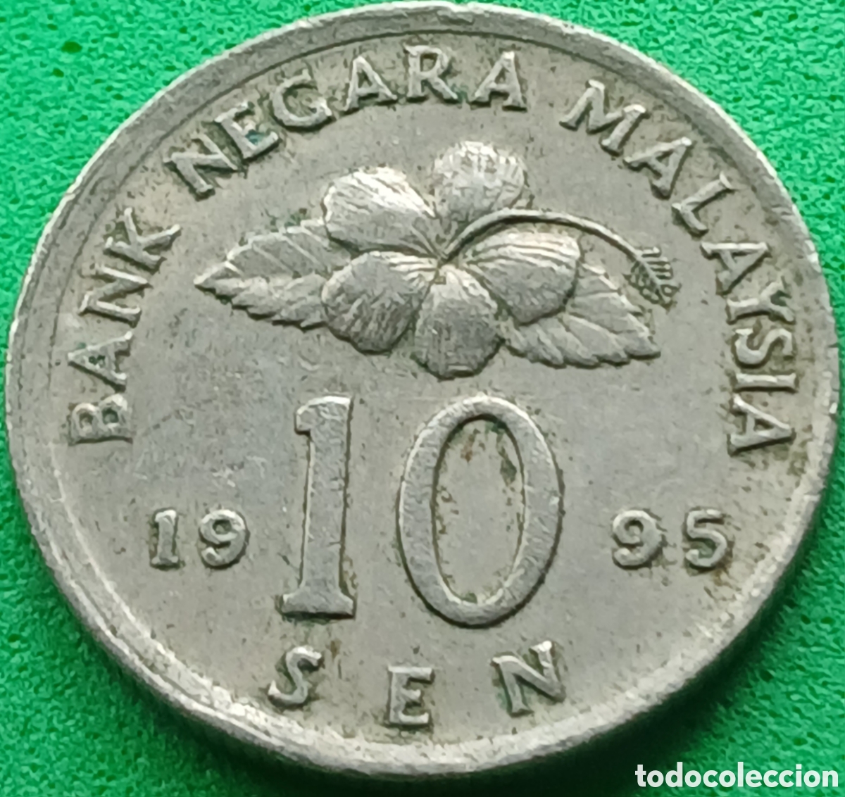 Monedas antiguas de Asia: Malasia 10 sen 1995 km#51
