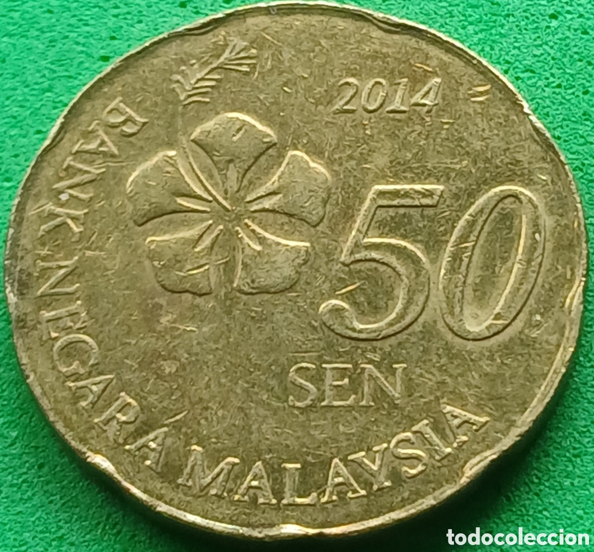 Monedas antiguas de Asia: Malasia 50 sen 2014 km#204