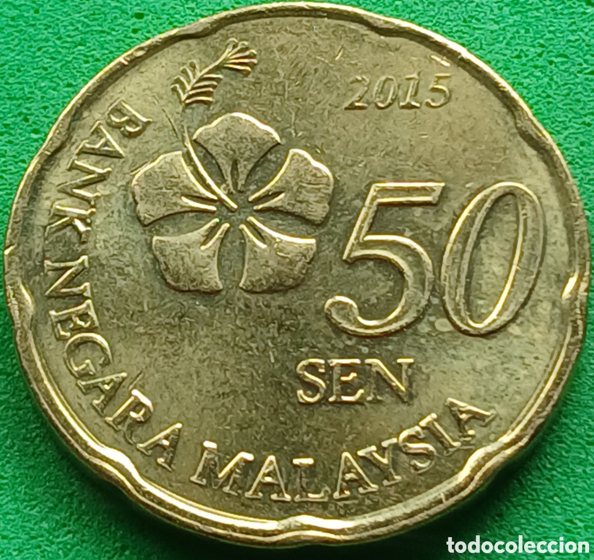 Monedas antiguas de Asia: Malasia 50 sen 2015 km#204