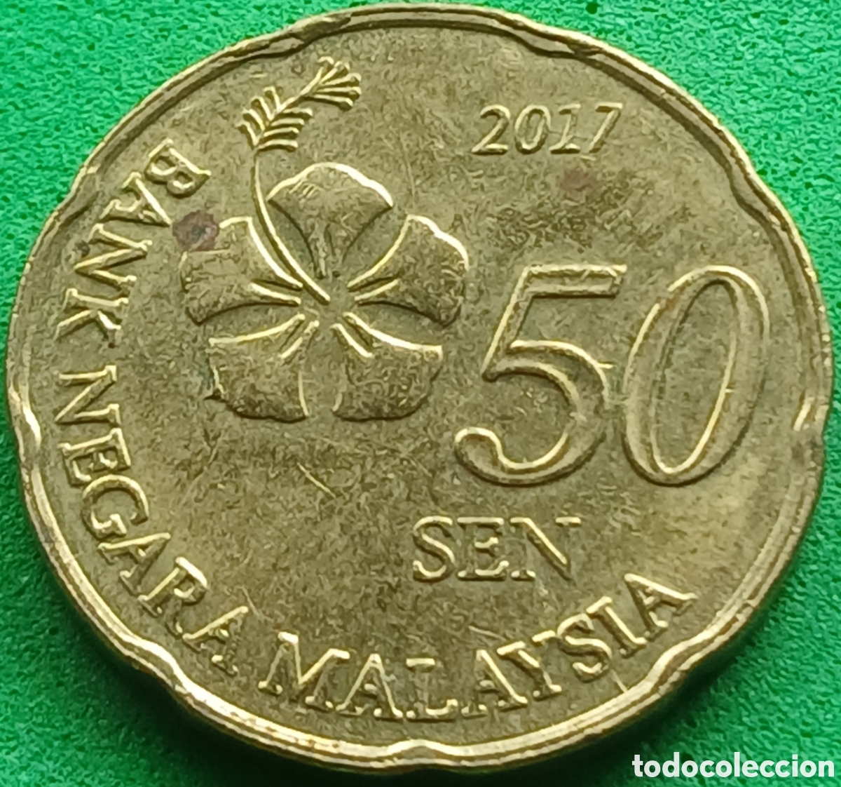Monedas antiguas de Asia: Malasia 50 sen 2017 km#204