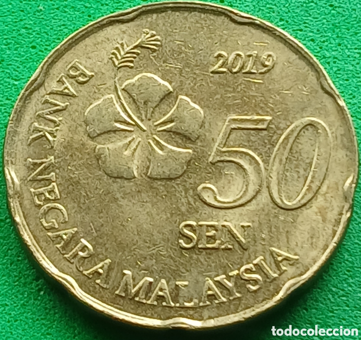 Monedas antiguas de Asia: Malasia 50 sen 2019 km#204