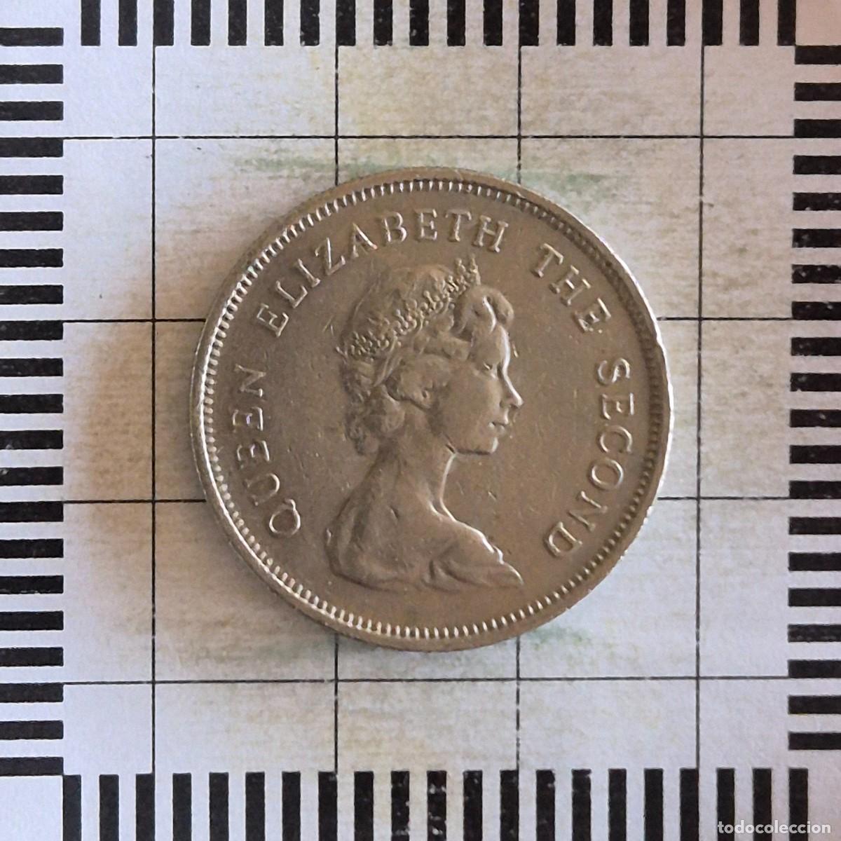 Monedas antiguas de Asia: 1 DOLAR, HONG KONG. ISABEL II, 1979. (KM#43).
