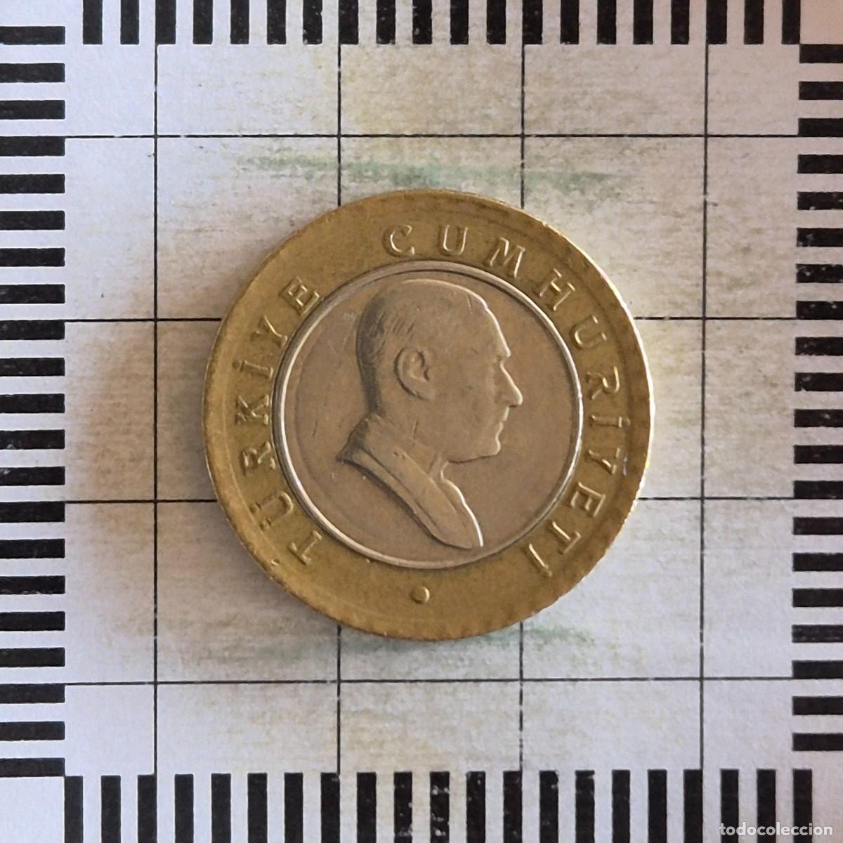 Monedas antiguas de Asia: 50 KURUS, TURQUIA. 2005. (KM#1168).