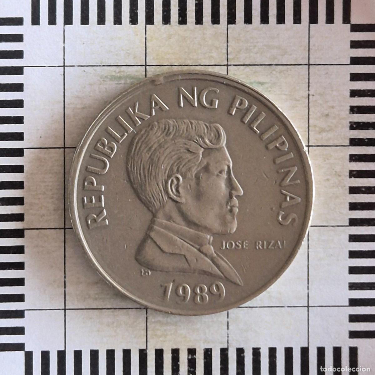 Monedas antiguas de Asia: 1 PISO, FILIPINAS. 1989. (KM#243.1).