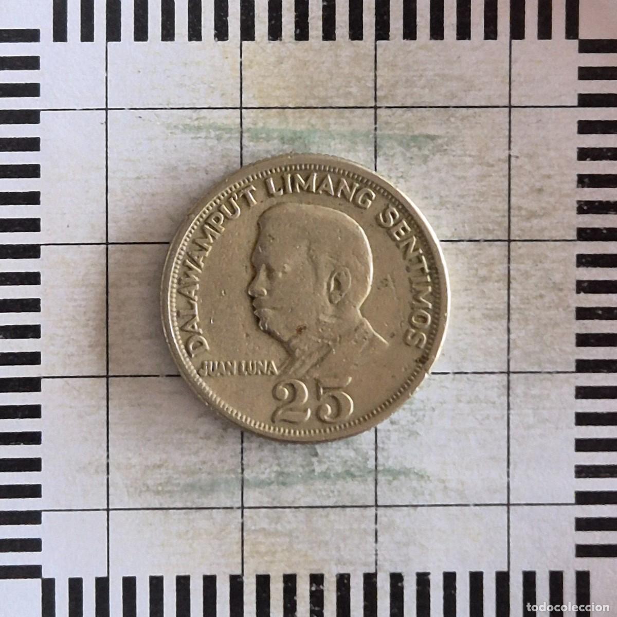 Monedas antiguas de Asia: 20 SENTIMOS, FILIPINAS. 1970. (KM#199).