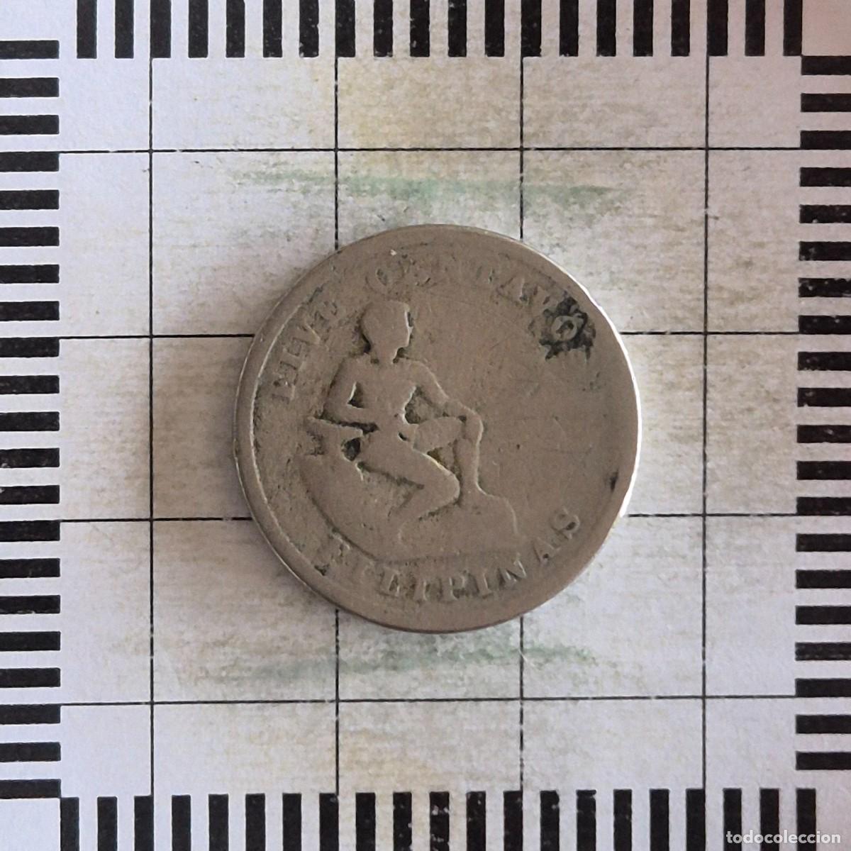 Monedas antiguas de Asia: 5 CENTAVOS, FILIPINAS. 1926. (KM#164).