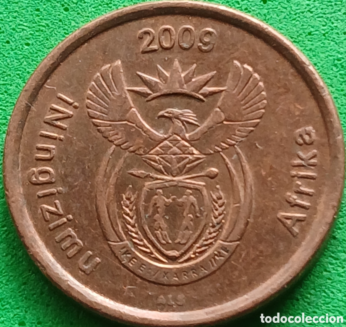 Monedas antiguas de Asia: Iningizimu &Aacute;frika 5 cents 2009 km#464