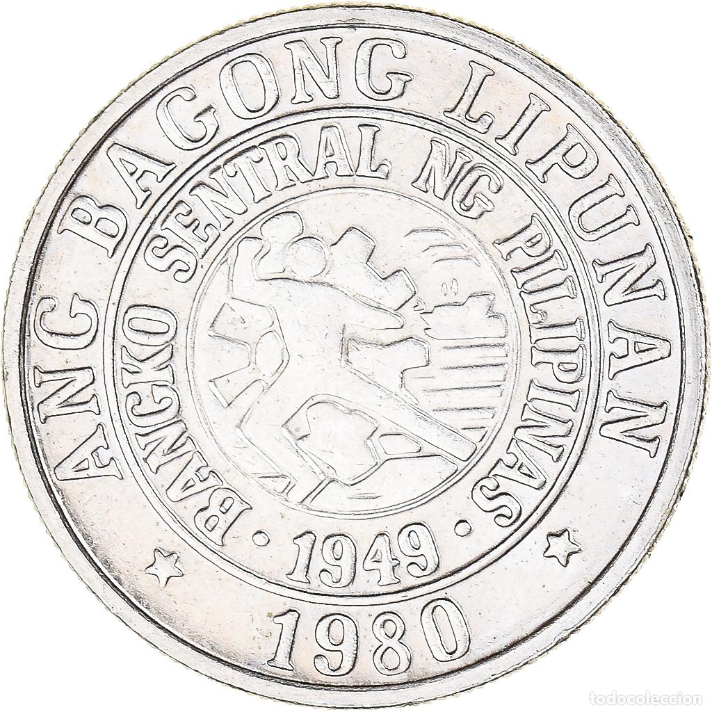 Monedas antiguas de Asia: [#1325948] Moneda, Filipinas, 25 Sentimos, 1980
