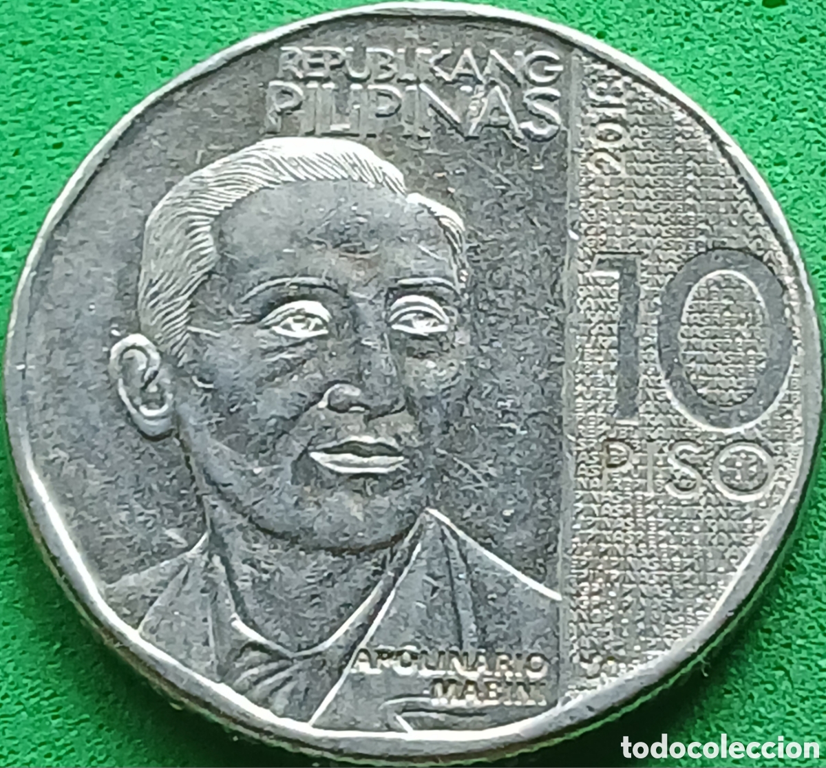 Monedas antiguas de Asia: Filipinas 10 pesos 2018 km#303