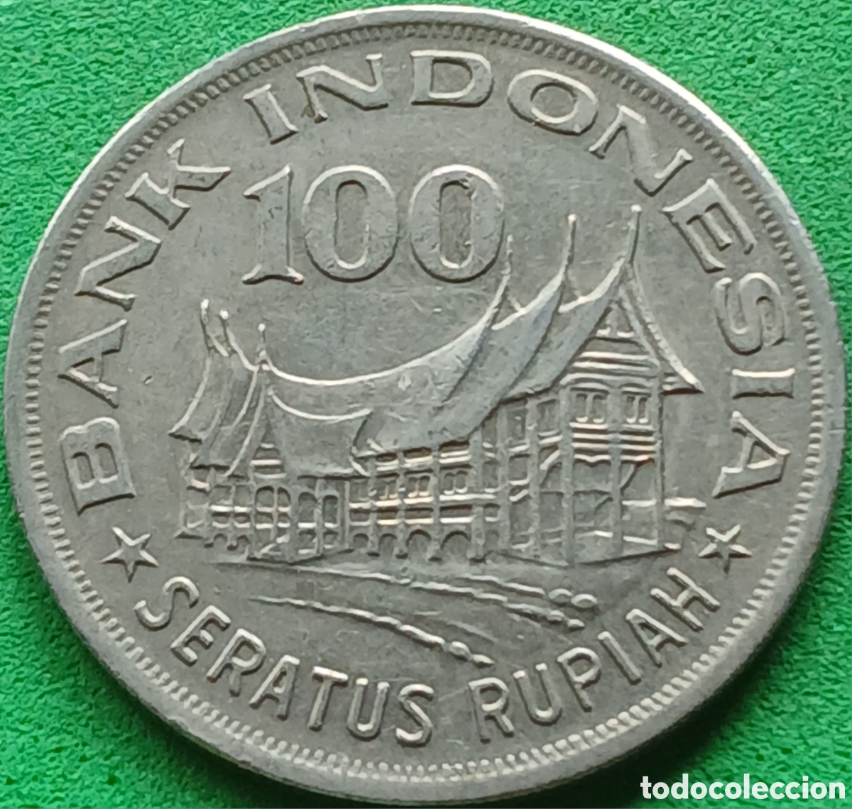Monedas antiguas de Asia: Indonesia 100 rupias 1978 km#42 Silvicultura para la prosperidad