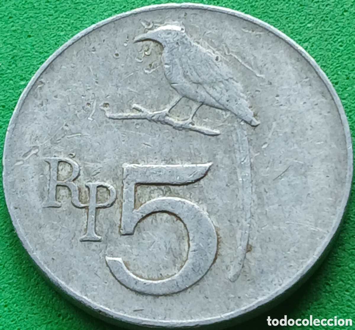 Monedas antiguas de Asia: Indonesia 5 rupias 1970 km#22